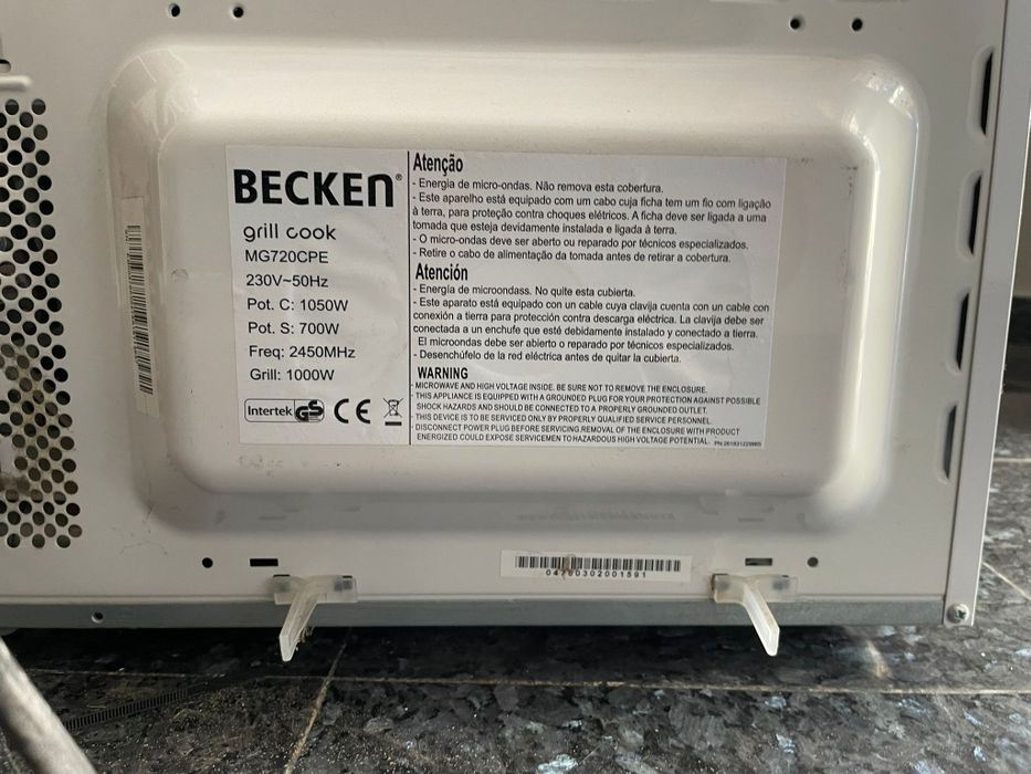 Microondas grill Becken