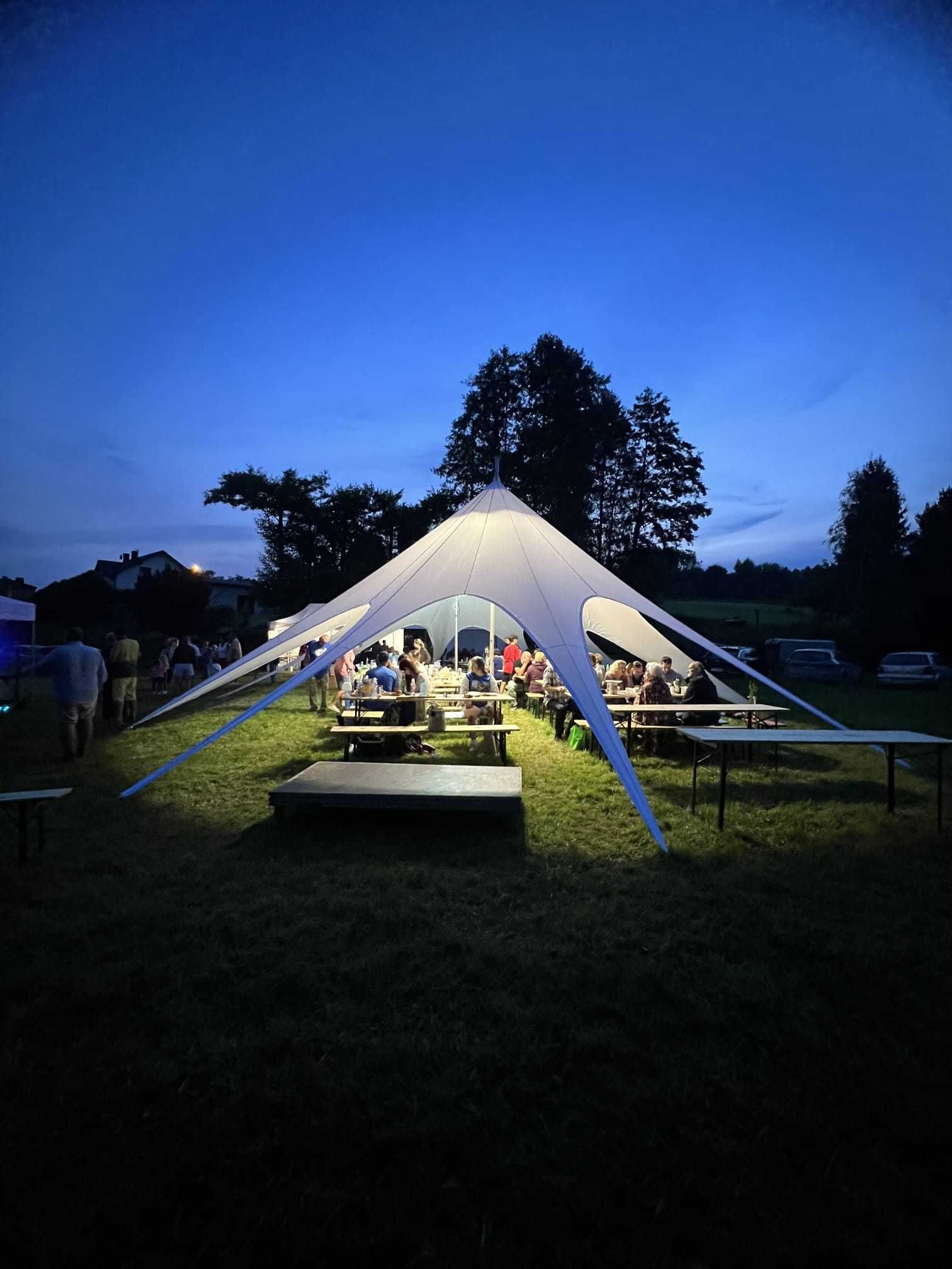 Namiot gwiazda plenerowy, event,  imprezy okolicznościowe itp.