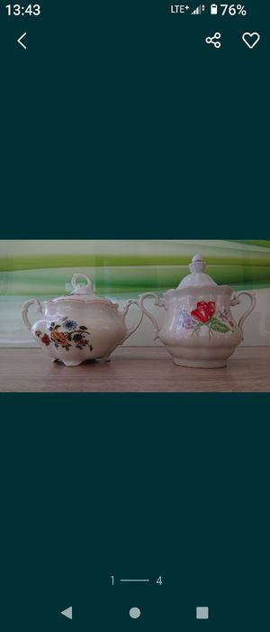 Zestaw Kawowy z Chodzież z Porcelany