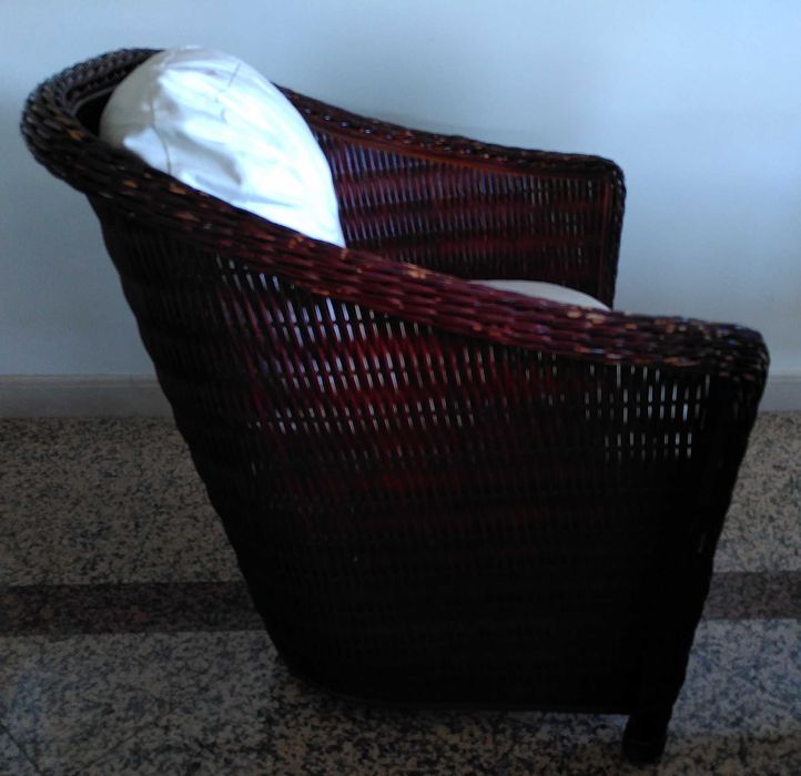 2 Poltrona de vime