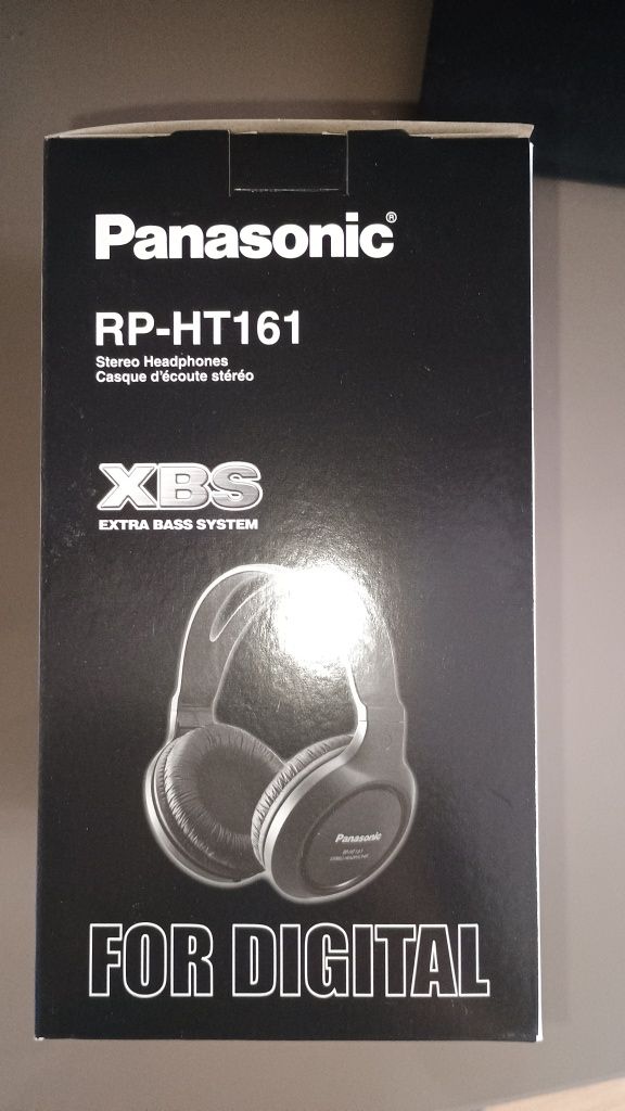 Słuchawki nauszne Panasonic RP-HT161 nowe