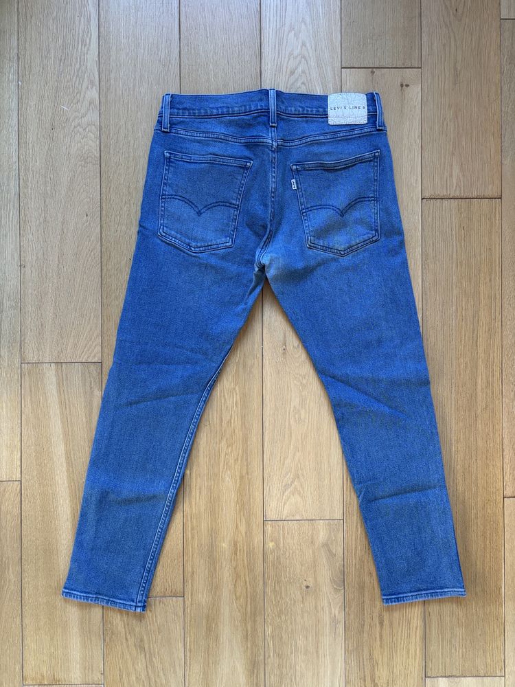 Levi’s 512 Line 8 niebieskie jeansy 32/30
