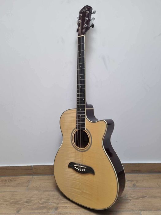 Gitara elektroakustyczna z naturalnym wykończeniem OSCAR SCHMIDT OA CE