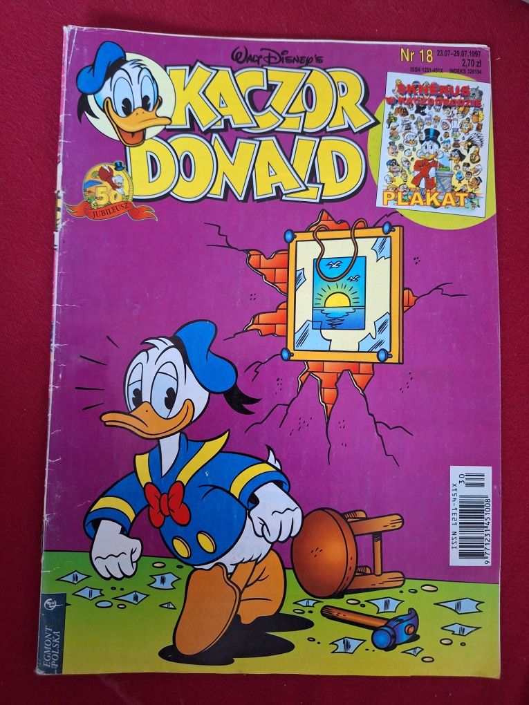 Egmont komiks Kaczor Donald 18/1997