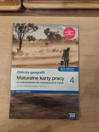 Maturalne karty pracy - Oblicza geografii 4 Zakres rozszerzony