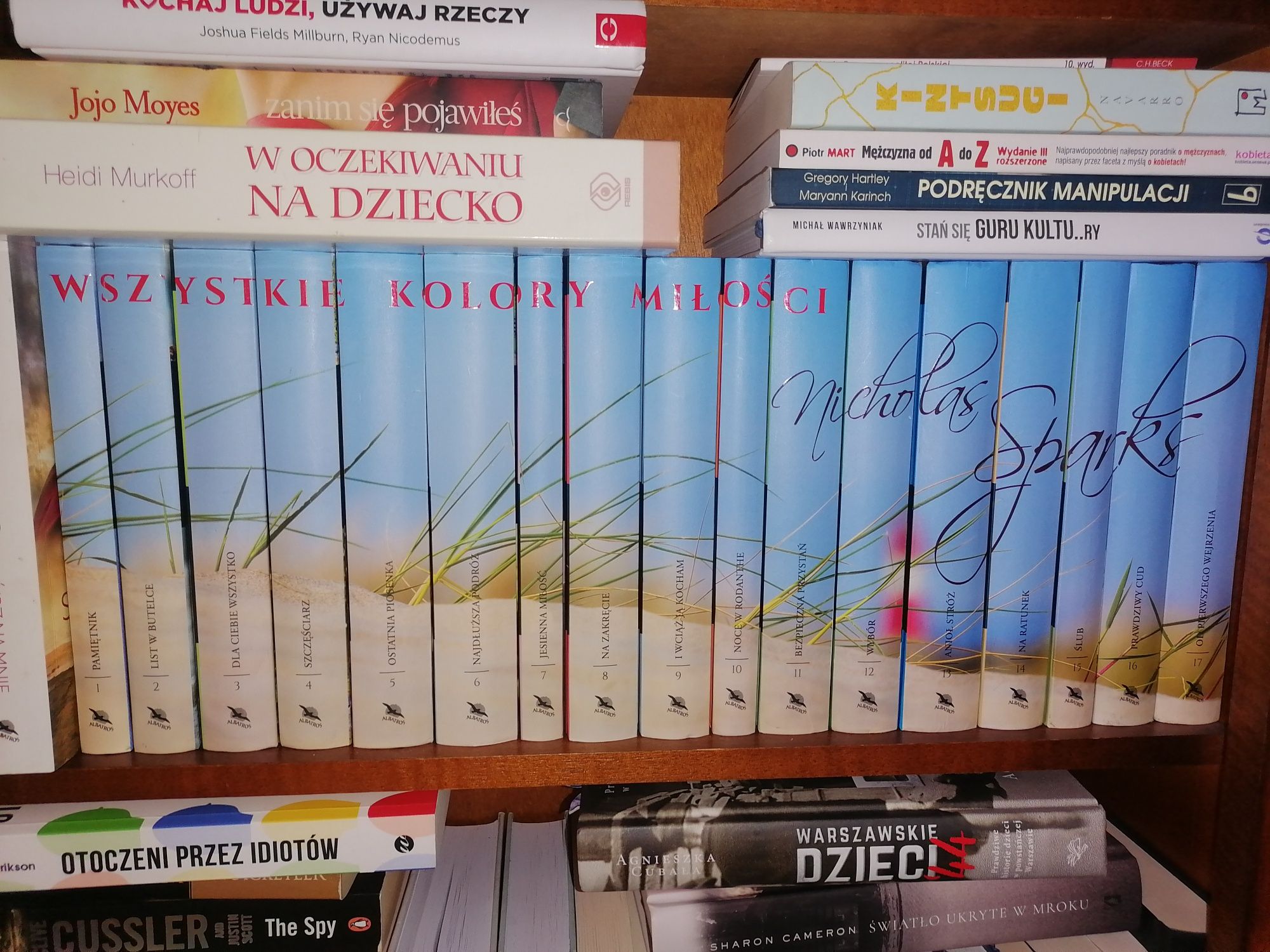 Nicholas Sparks kolekcja wszystkie kolory miłość 17 książek