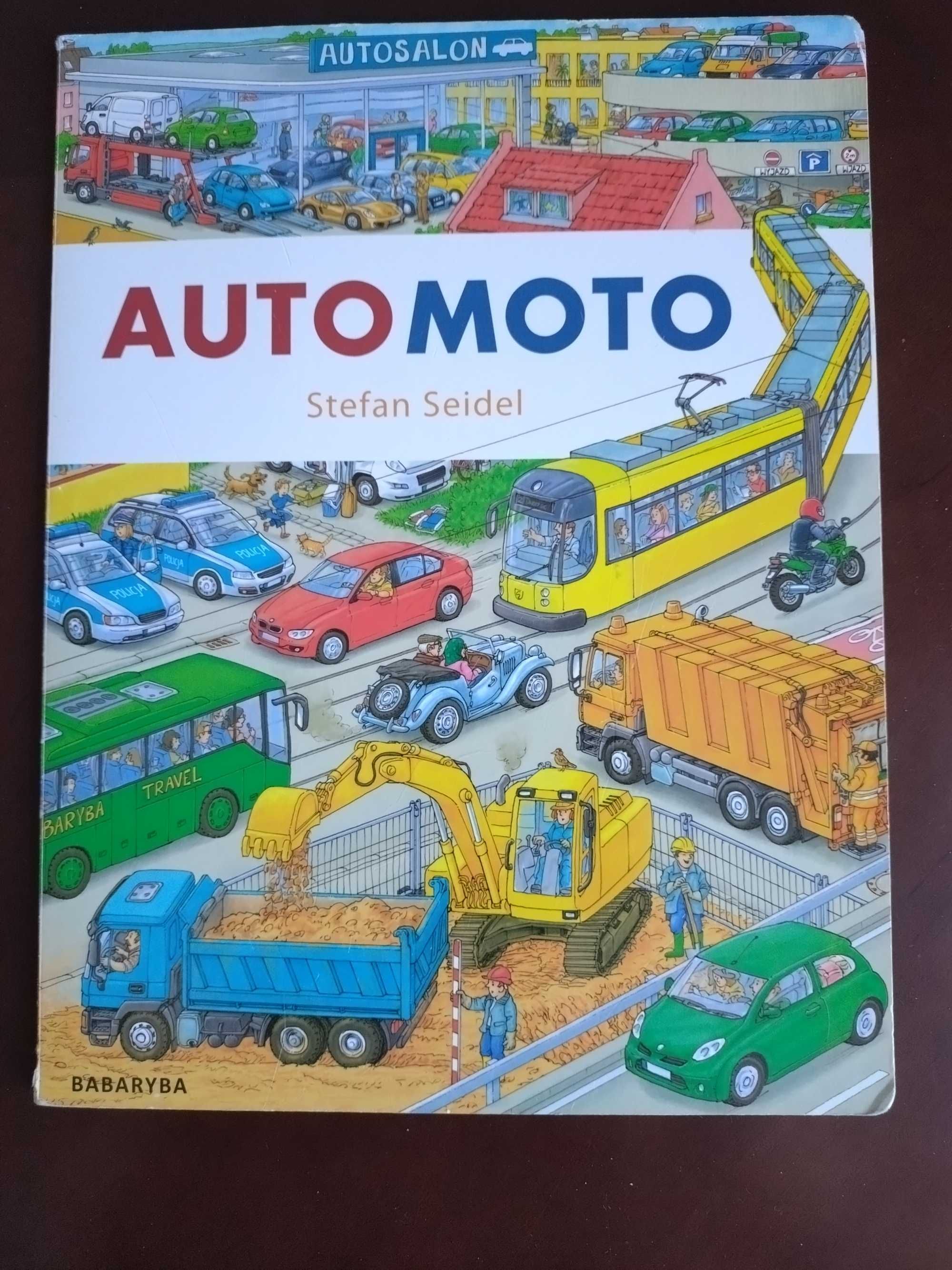 Książka obrazkowa AUTO MOTO, zadbana