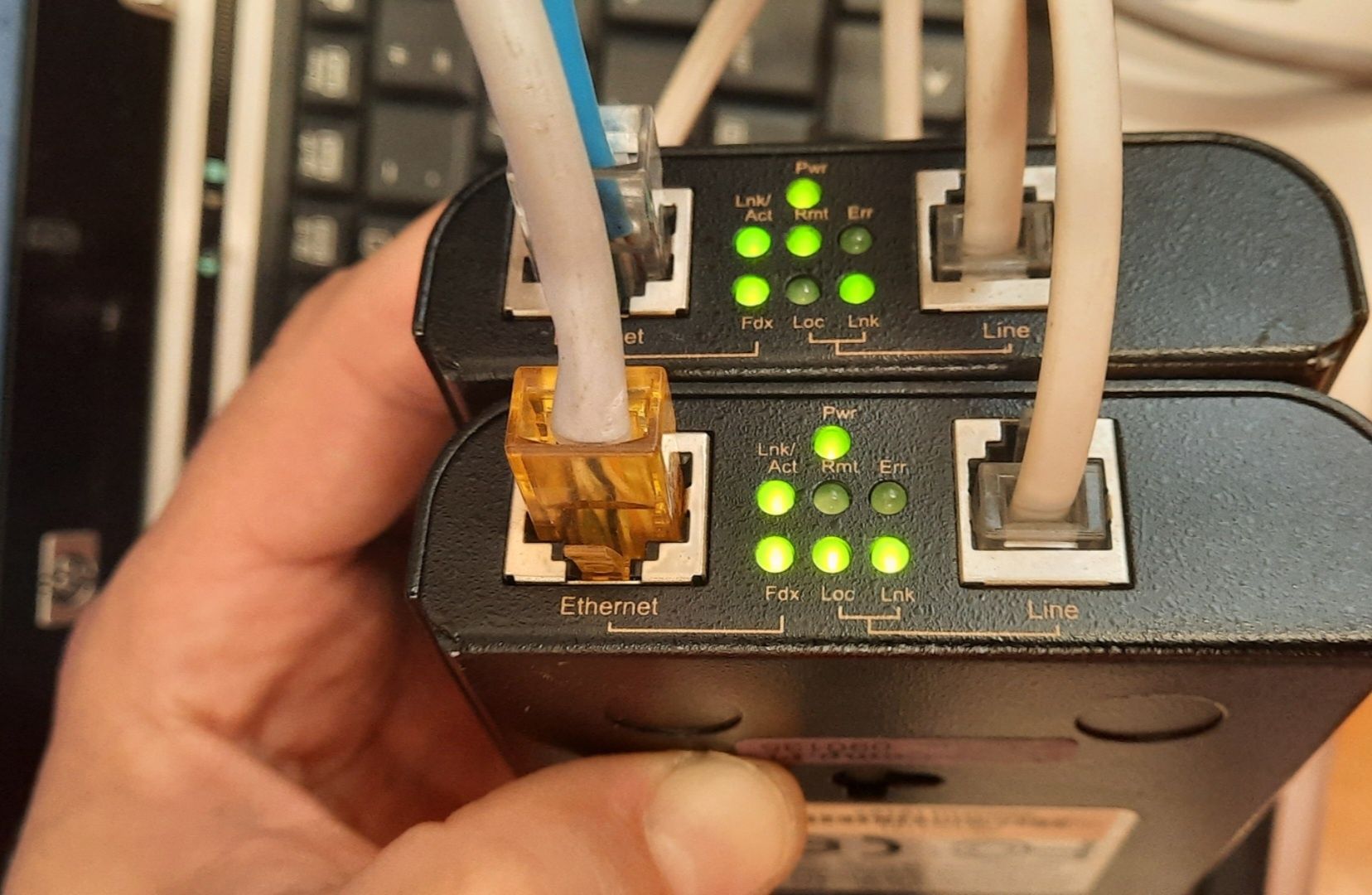 Modem zewnętrzny vdsl repotec internet ruter internet domowy alarm