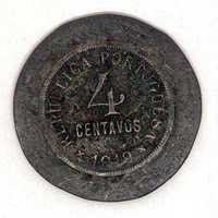 Erro/Defeito 4 Centavos 1919