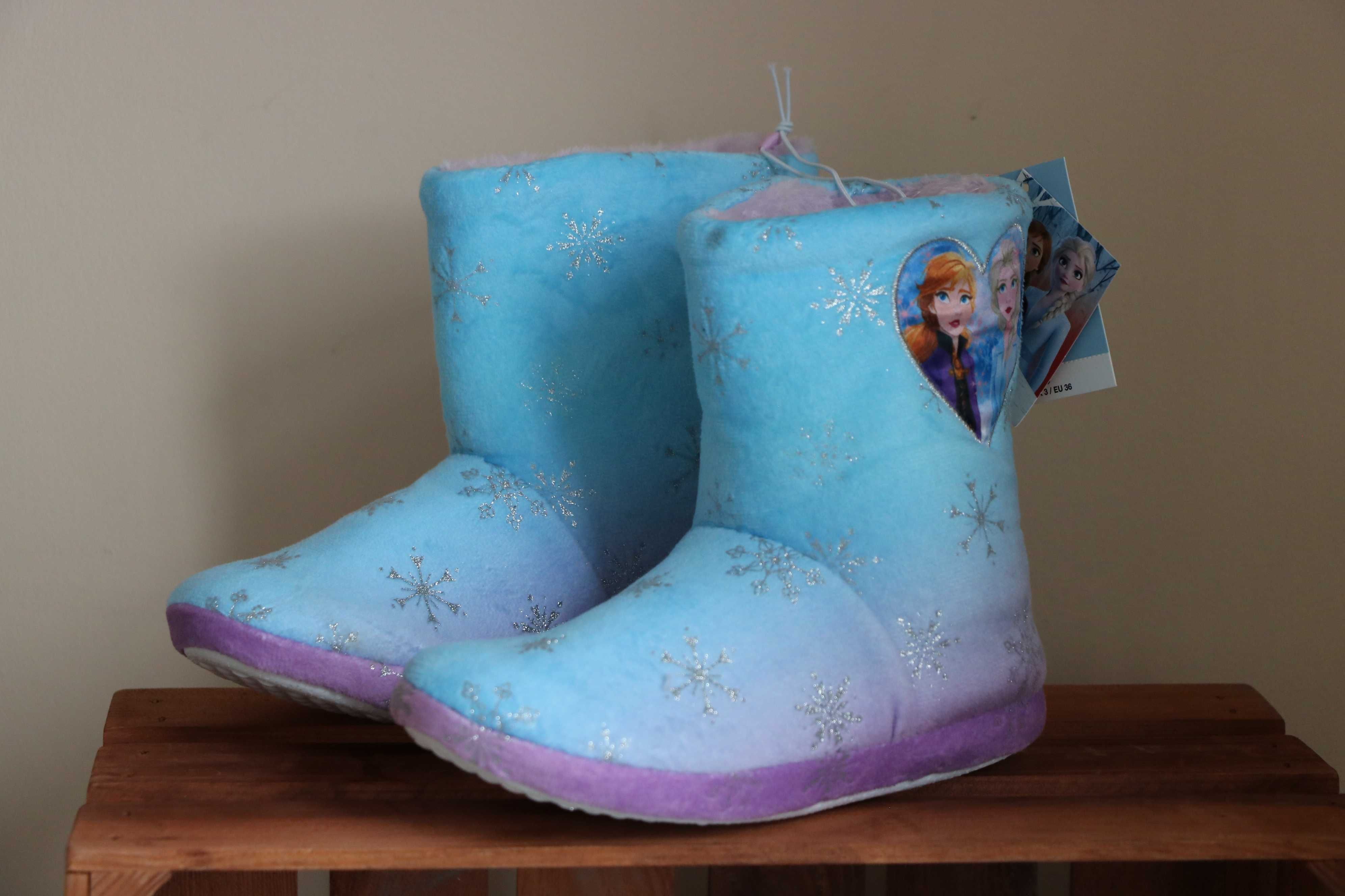 Buty ciapy emu wsuwane elza frozen II 36 nowe z metką