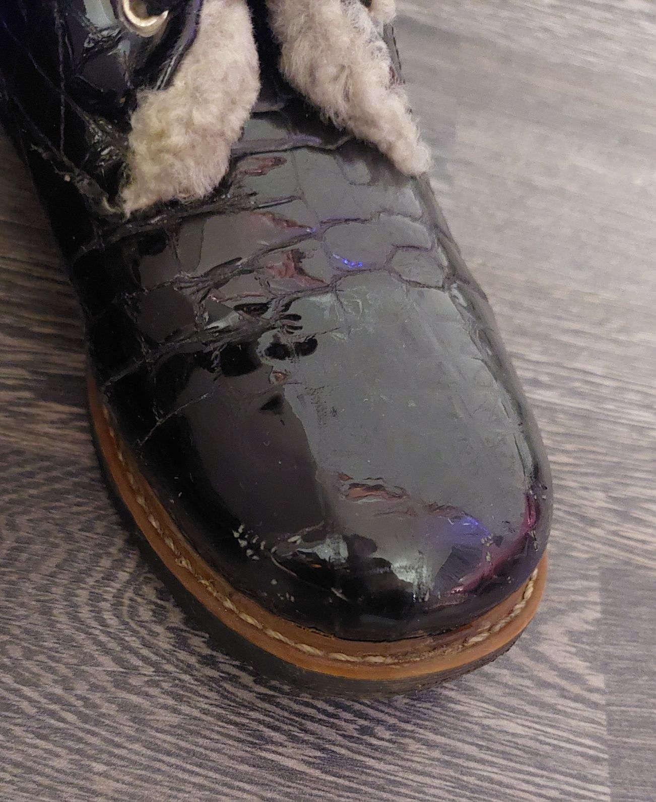 Зимние ортопедические ботинки на цигейке Турция 34 размер