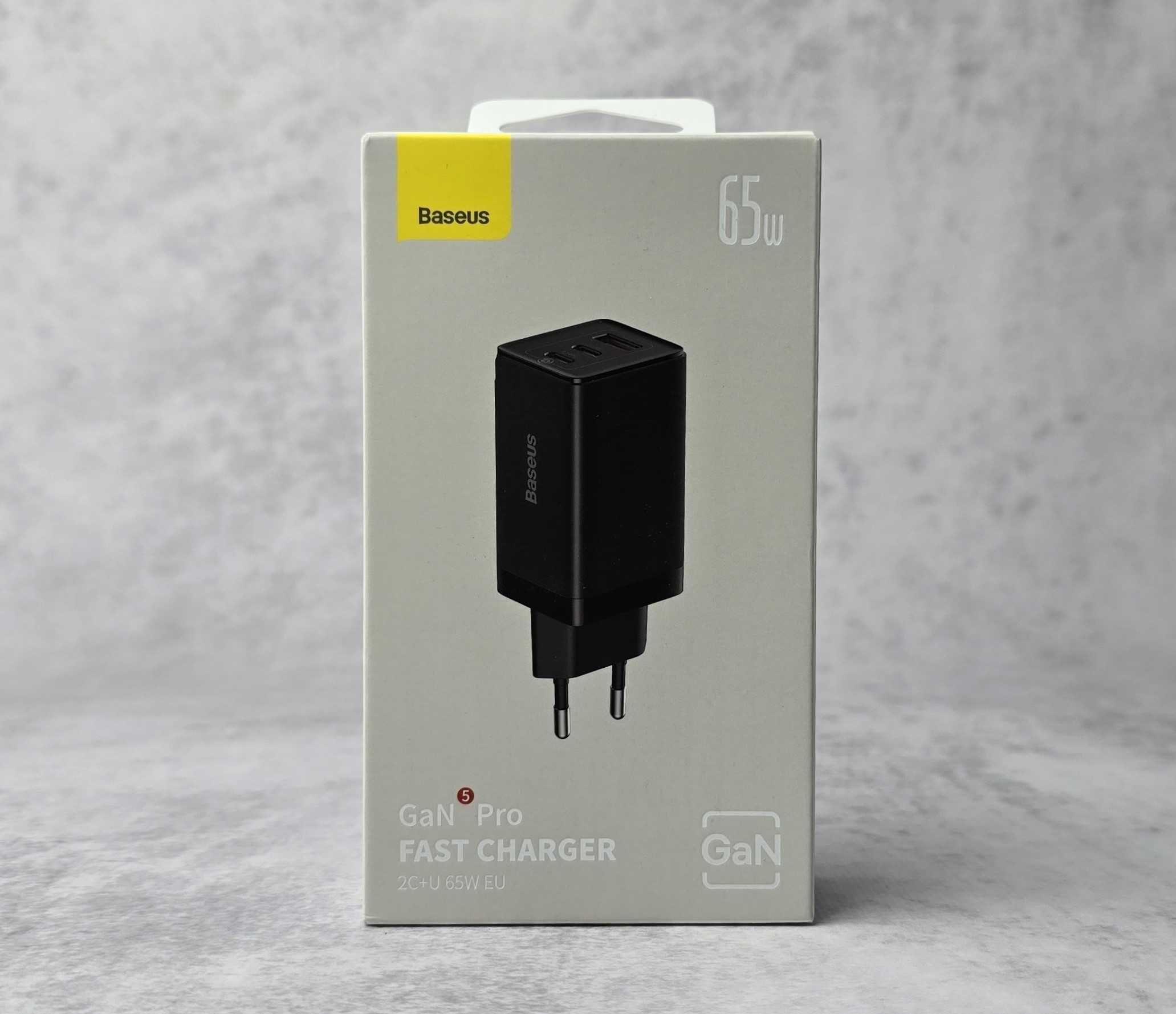 Мережевий зарядний пристрій Baseus GaN5Pro65W (CCGP120201) Новий