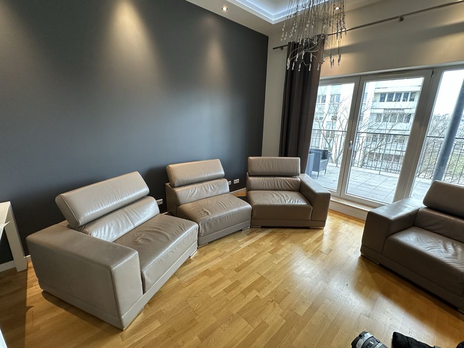 Kler wypoczynek skórzany  3-1