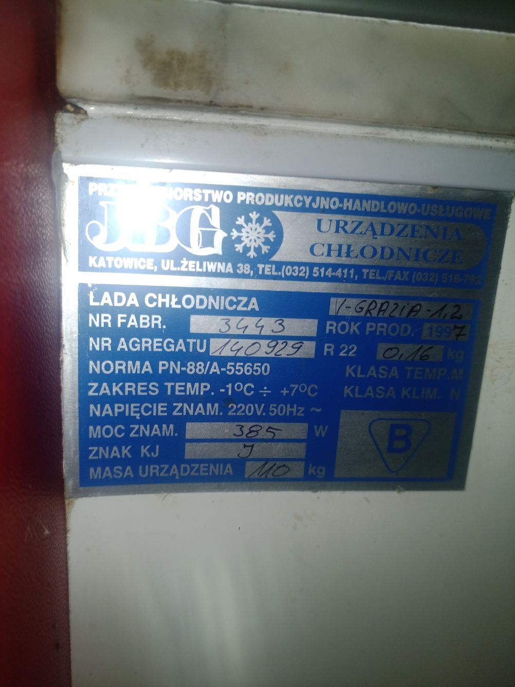 Lada chłodnicza V-grazia - 1.2
