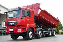 MAN TGS 35.400 / 8x4 / WYWROTKA DWUSTRONNA / HYDROBURTA  / ALUFELGI / PO KONTRAKCIE SERWISOWYM