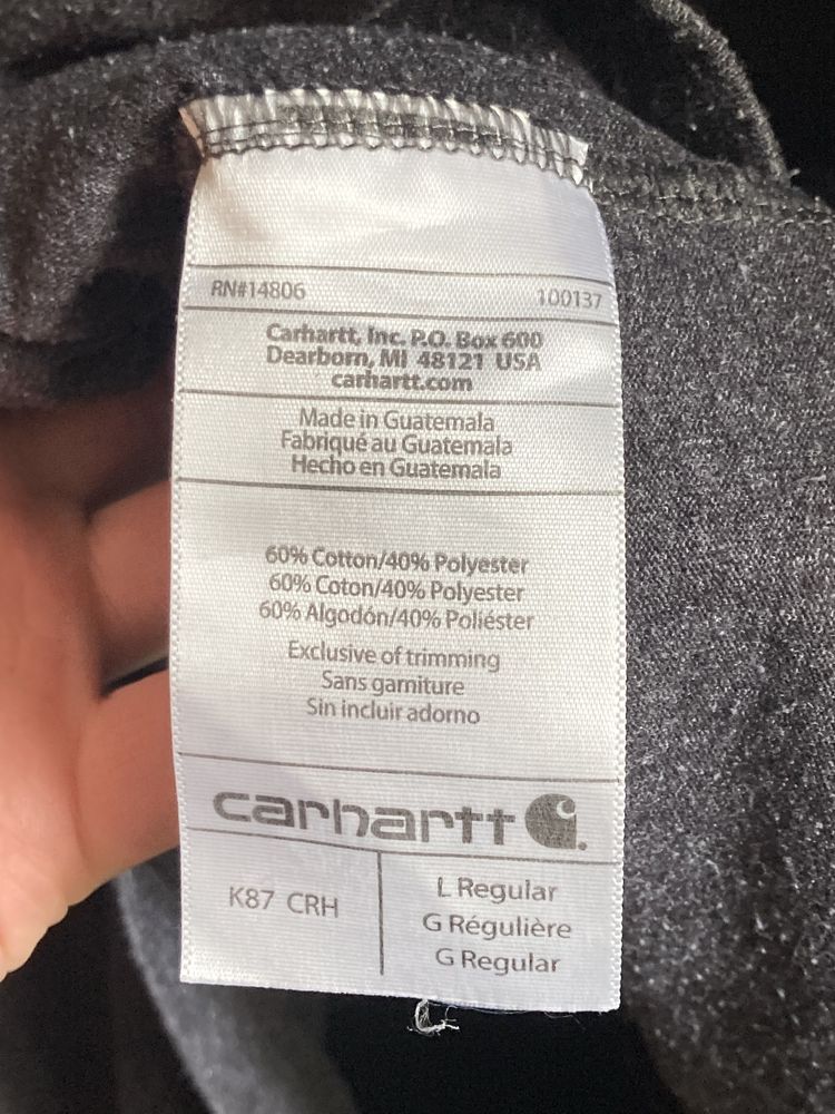 футболка carhartt