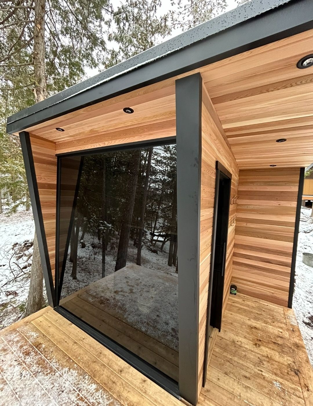 Sauna ogrodowa premium  2,3x3,2m Panorama Piec JBL  raty Leasing