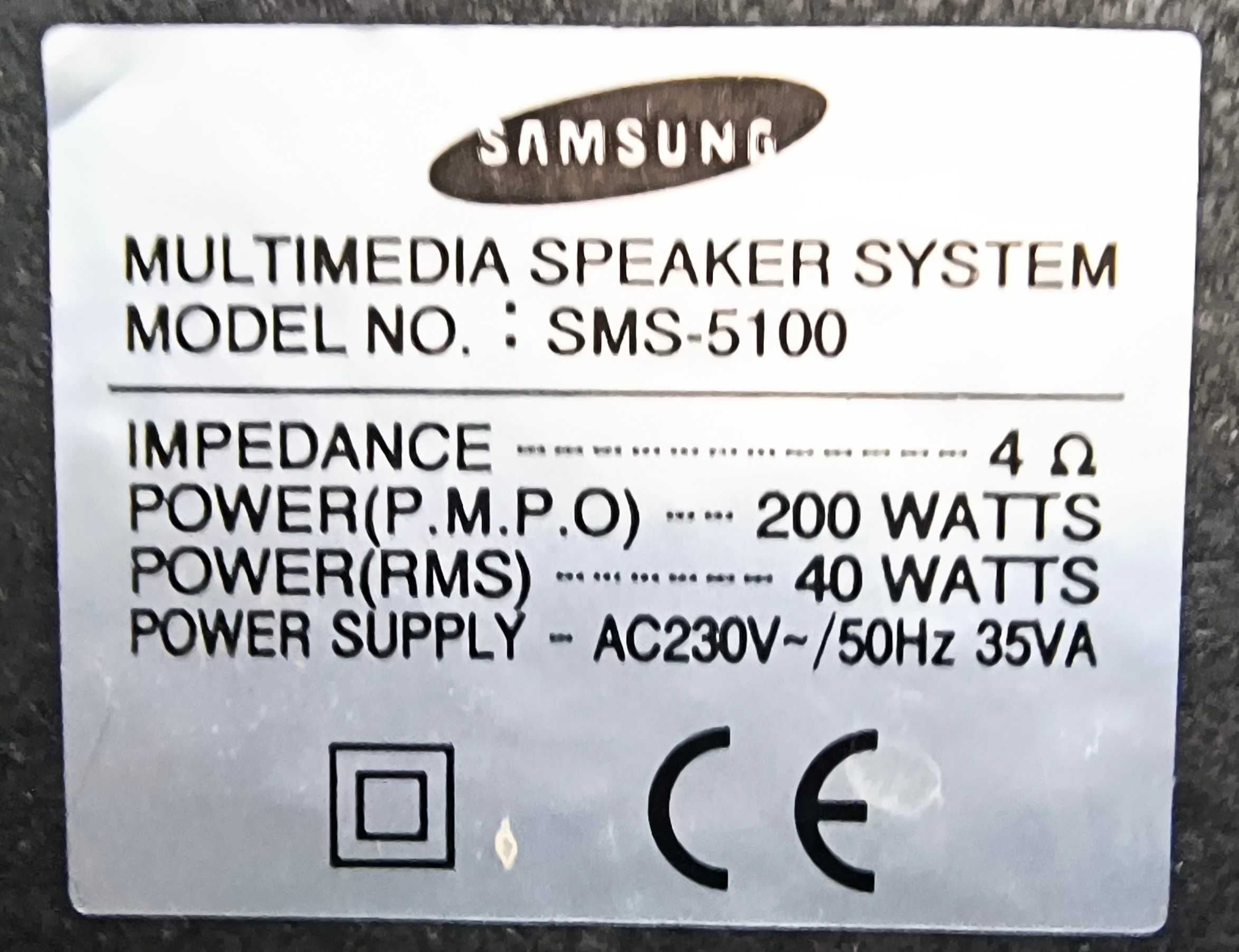 Głośniki komputerowe Subwoofer aktywny Samsung