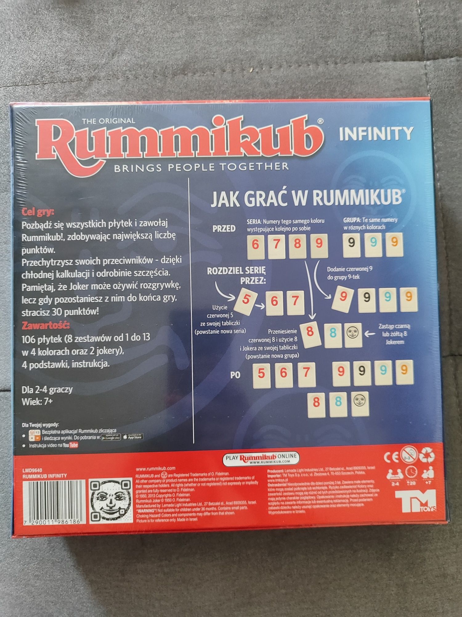 Gra towarzyska Rummikub