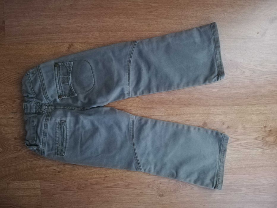 Calças verde tropa menina Zara - 3/4 anos