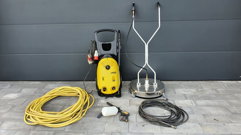 Myjka ciśnieniowa Karcher + talerz do mycia kostki wynajem wypożyczaln