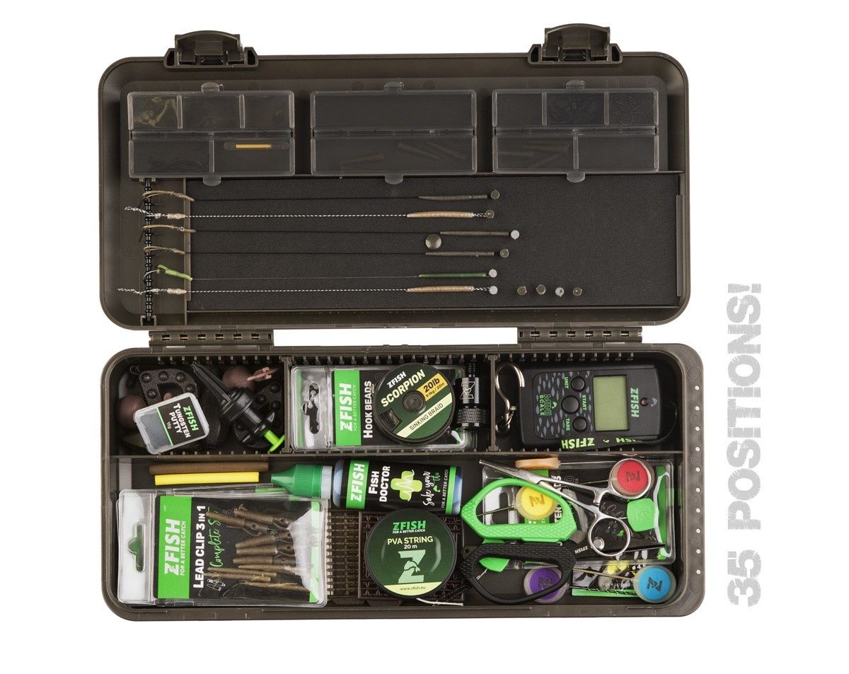 Zfish organizer tackle Box rig piórnik karpiowy z-box pro 38 (4w1)