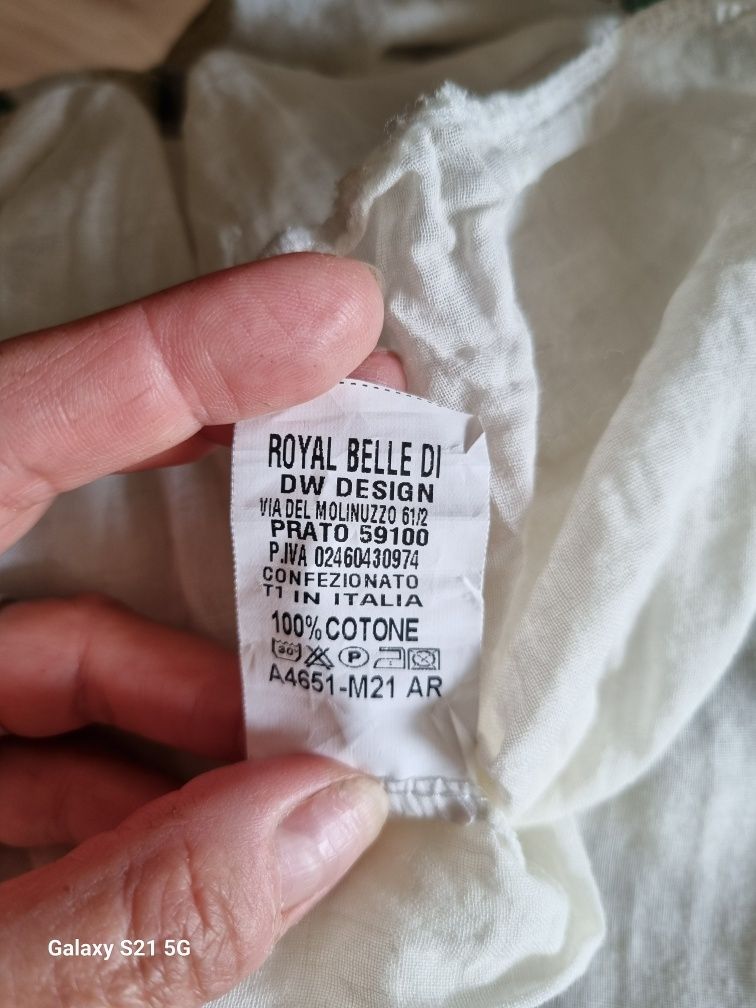Oversizowa włoska sukienka M-XL Nowa Royal Belle Di DW Design
