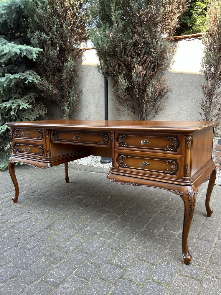 Biurko Ludwikowskie Ludwik Warrings Gabinet Chippendale Po Renowacji