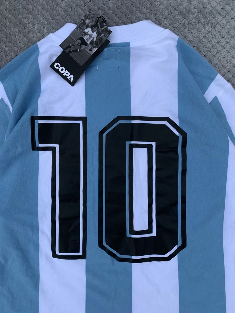 Copa x Diego Maradona Argentina 1960's Short Sleeve Retro Shirt футбол