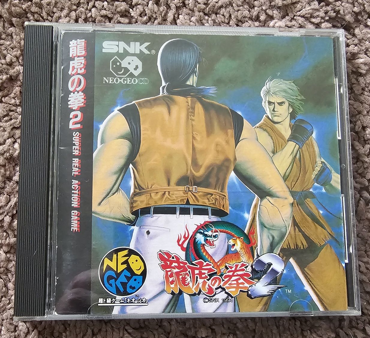 Neo geo cd + box + 2 pady + 2 gry (zasilacz, kabel do tv, styropian)