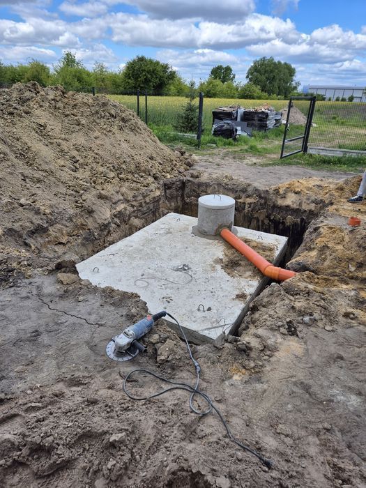SZAMBO zbiornik betonowy na deszczówkę tanio z wykopem Góra Kalwaria