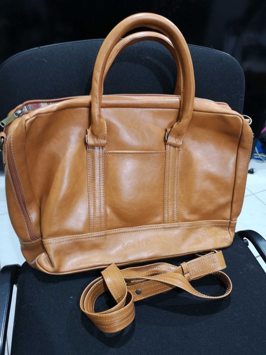 Torba skórzana SOLIER teczka do laptopa notebooka Pruszcz Gdański