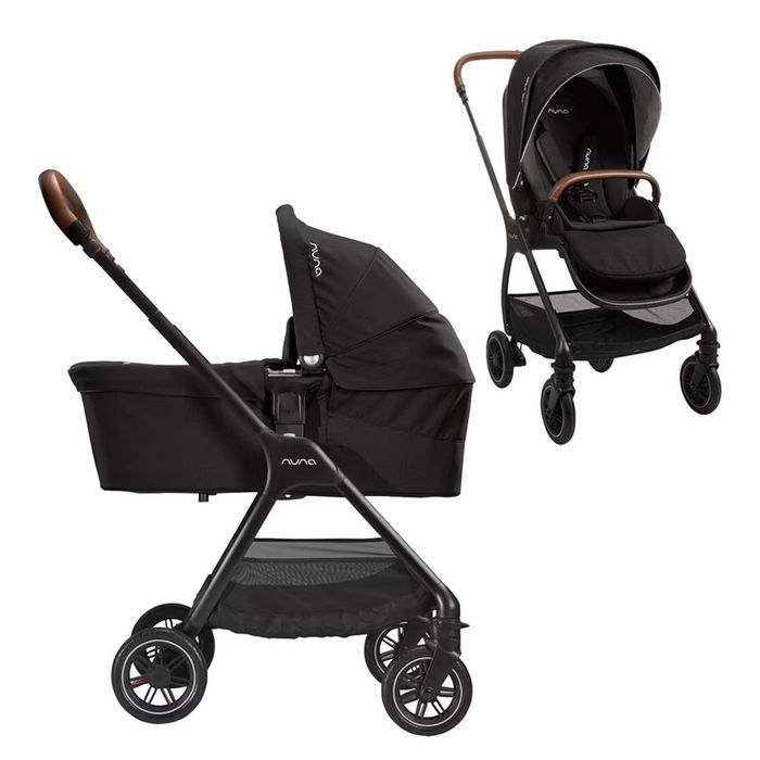 Візочок + автокрісло з базою isofix 3в1 Nuna Triv Ebony