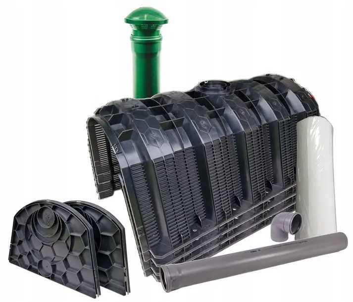 Oczyszczalnia tunelowa 3m3, eko szambo 3m3 tunele