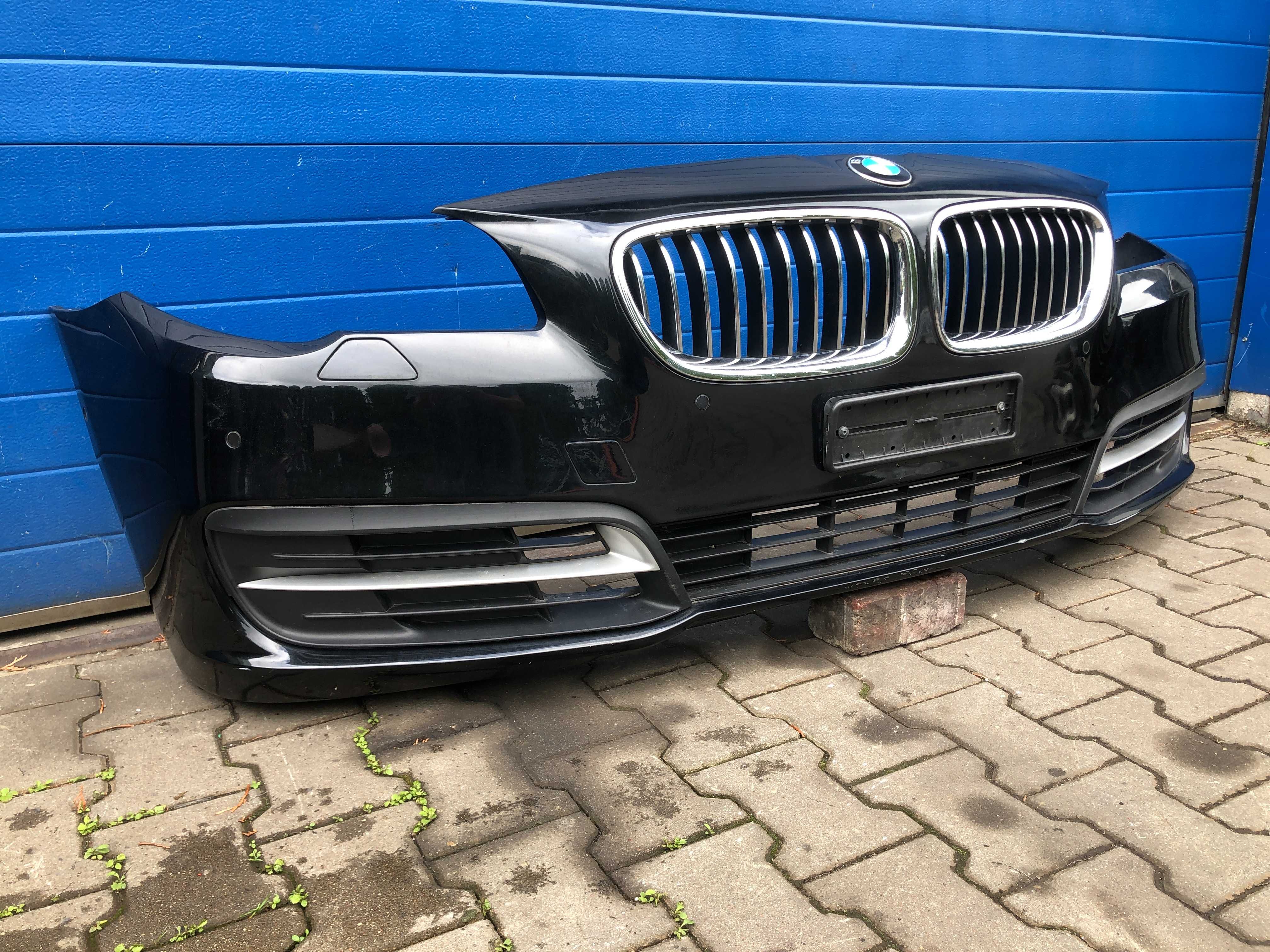 Zderzak Przód Przedni BMW F10 F11 LIFT BLACKSAPPHIRE 475 PDC Kamera