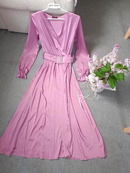 сукня шовкова плаття міді платье шелк