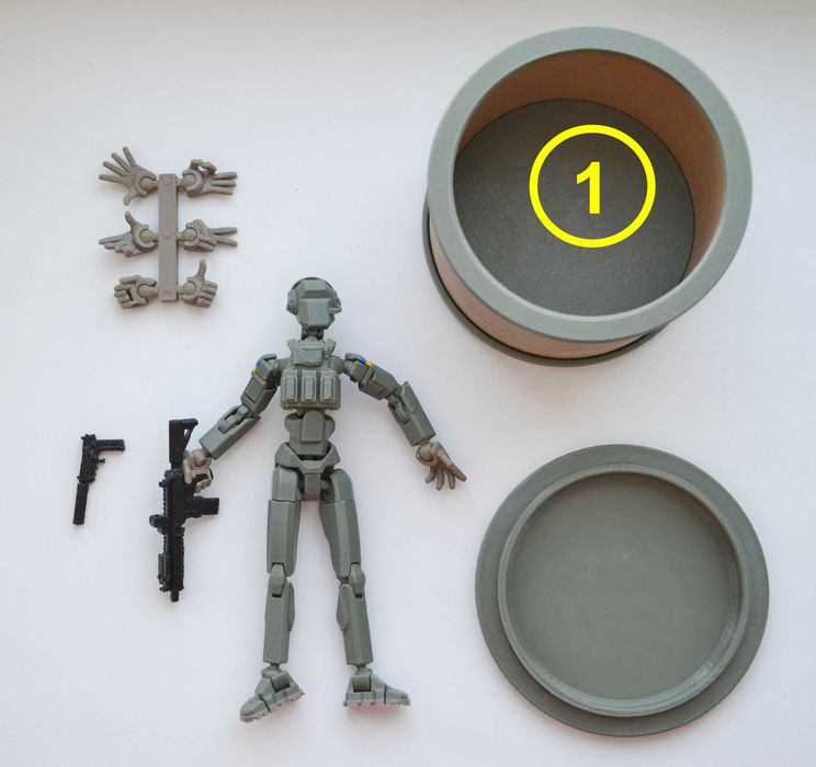 Рухома фігурка солдата D.Army 13 (робот Dummy 13, Lucky 13)