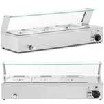Bemar podgrzewacz do potraw bufet grzewczy z osłoną 3 x GN 1/2 2000 W