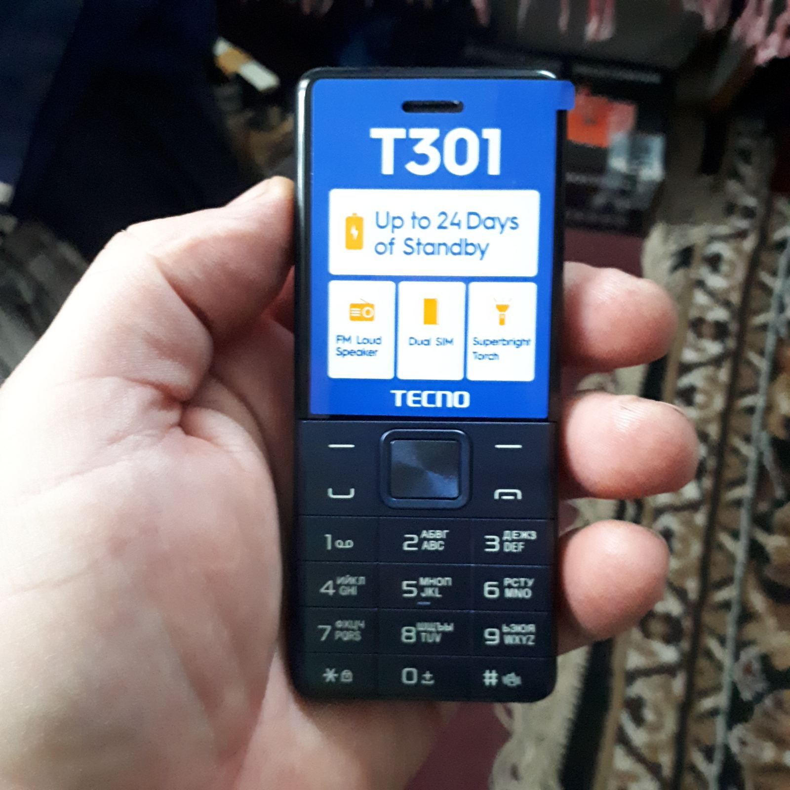 Мобильный телефон TECNO T301 2SIM Deep Blue
Мобильный телефон TECNO T3