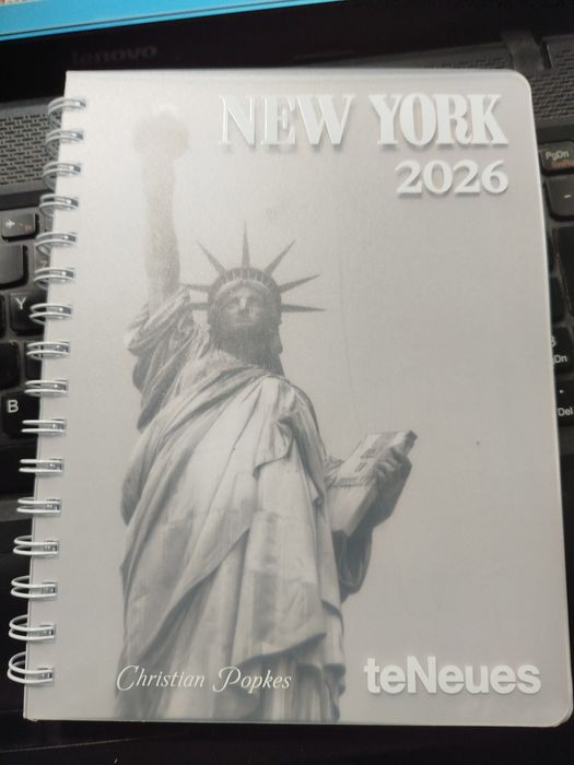 New York 2026 calendar 16,5x21,6 Diary Kalendarz teneues książkowy