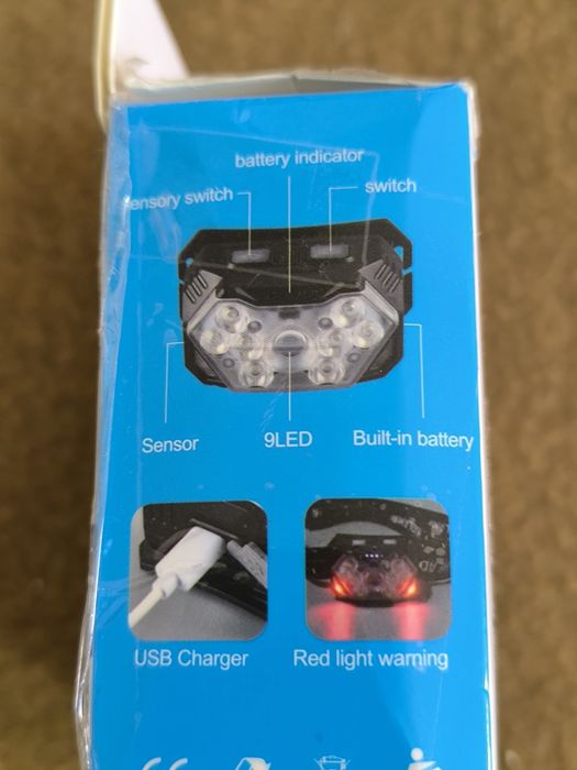 Lanterna de cabeça LED