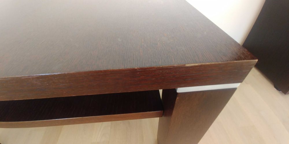 stolik kawowy 80x60 fornir dąb wenge