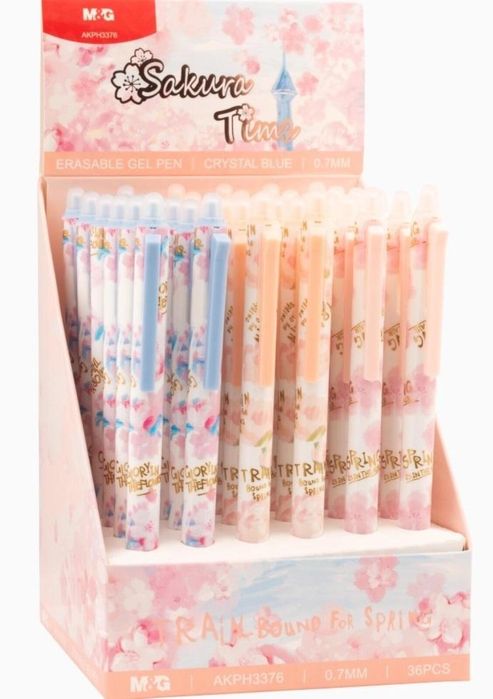 Długopis wymazywalny Sakura Time nieb (36szt) M&g M&g pudełko,