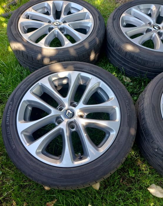 Felgi Renault Megane 4 IV oryginalne, czujnik opony Hankook 205/50 R17