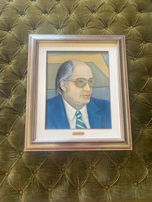 Pintura a óleo Amélia Moura e Sá 60 cm Original
