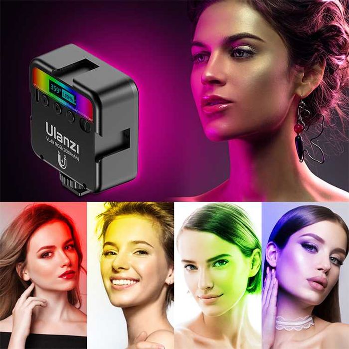 Lampa fotograficzna Ulanzi VL 49 RGB do zdjęć makijażu vlog