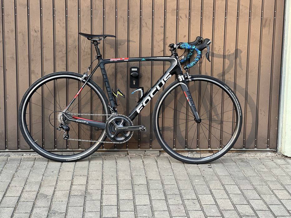 Rower szosowy Focus Izalco 56 karbon ultegra 2x11 pomiar mocy Inpeak