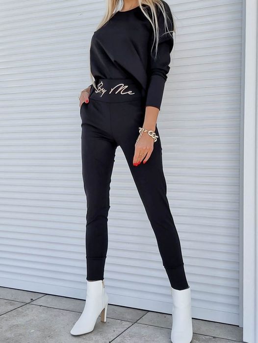 Komplet dresowy By Me jakość premium polskiej produkcji M czarny