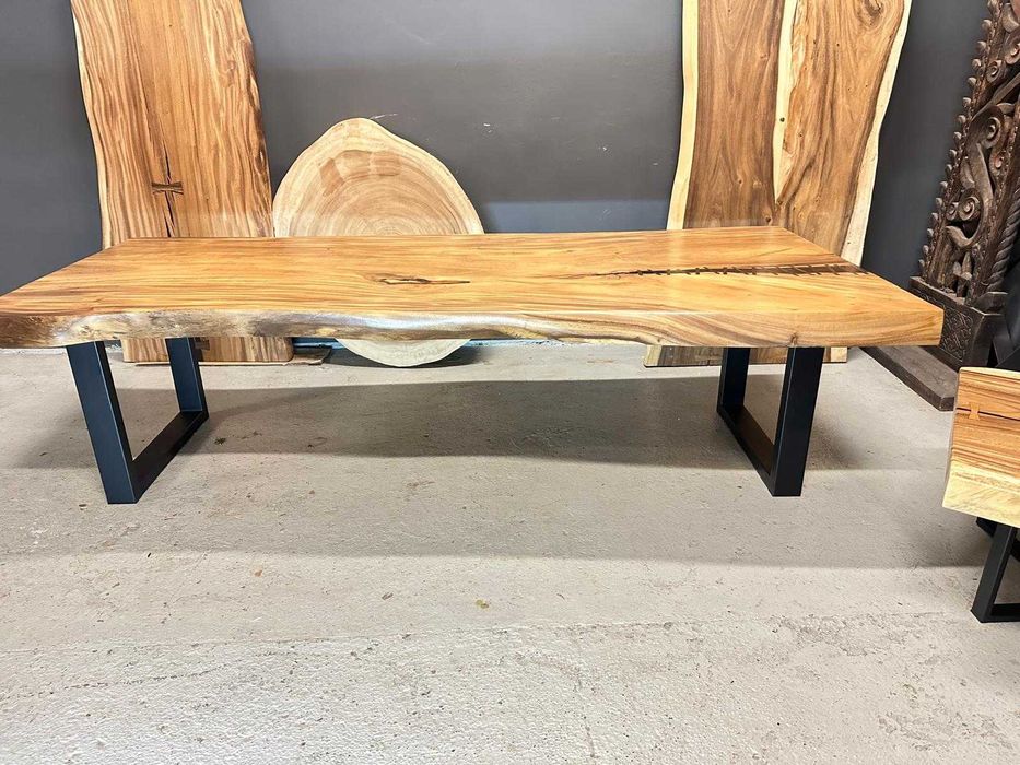 Stół drewniany monolit Suar unikat 300cm