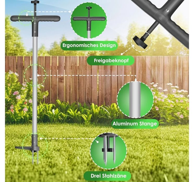 Podkaszarka do chwastów z uchwytem typu T i pedałem